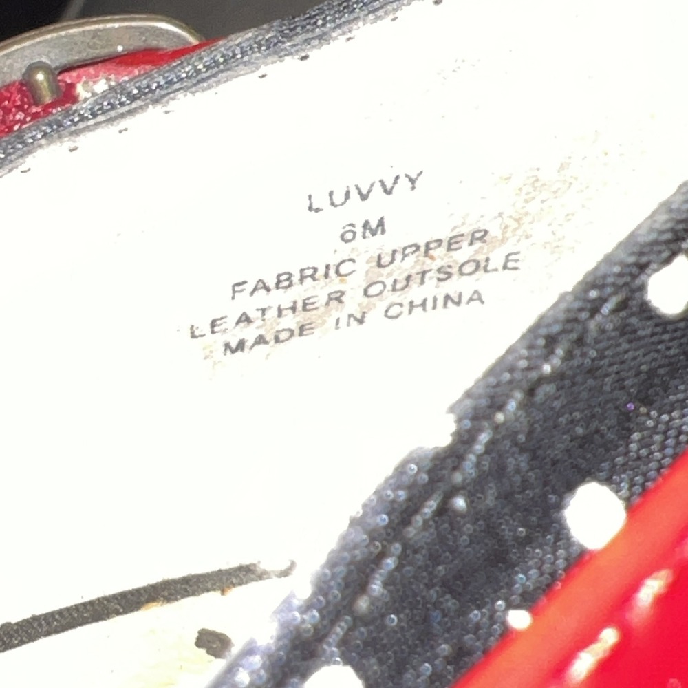 Retro Steve Madden Luvvy Black Polka Dot Heels Red Buckle Strappy 6M Rockabilly - Picture 11 of 11